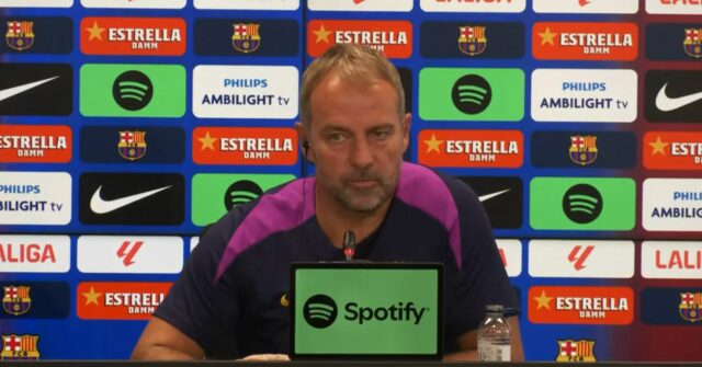 Barcelonský manažér Hansi Flick - „Nie som tak spokojný s registráciami“

