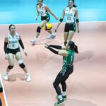 St. Benilde Blazers in Action počas Národnej pozvánky Batangas v Super League (SSL) v roku 2025.