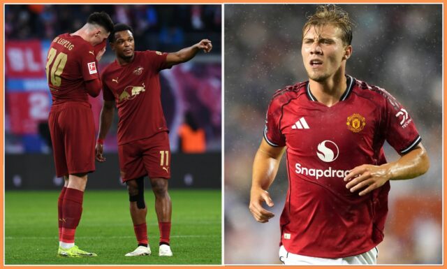 Benjamin Sesko v akcii pre Leipzig