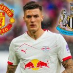 Benjamin Sesko `` volant pour le Royaume-Uni '' comme l'homme Utd et Newcastle l'ont dit de décision