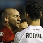 Walter Pandiani označil Cristiano Ronaldo 'arogantný a nepríjemný' 14 -ročný zápas Laliga zo zrážok