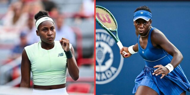 Gauff in Action na kanadskom otvorení z roku 2025 (zdroj obrázka: Getty)