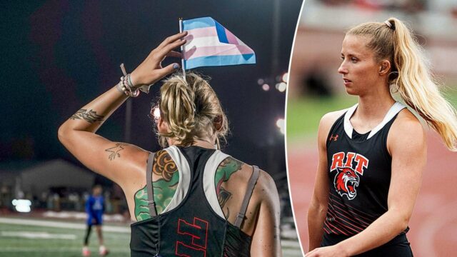 Caroline Hill First RIT -TEAMMATE, aby sa vyjadril na Transatleet Sadie Schreiner

