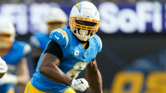 Chargers LB Denzel Perryman zatknutý za obvinenie za trestný čin zbraní

