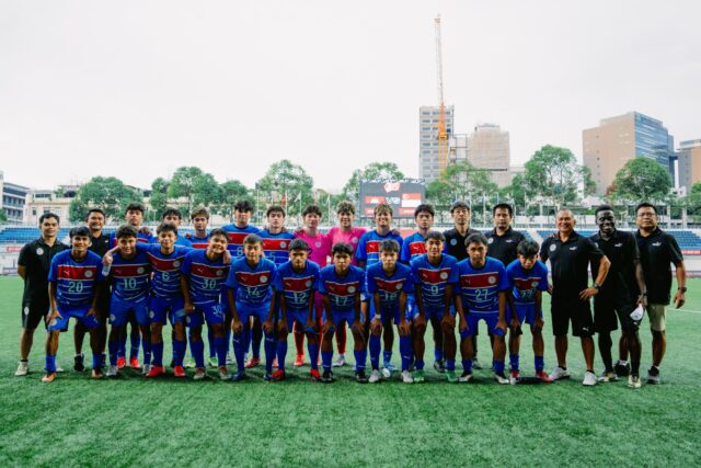Národný filipínsky výber U16 v Singapure.