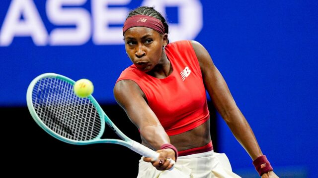 Coco Gauff chráni výbery štýlov v súťaži Open Tennis v Spojených štátoch amerických 

