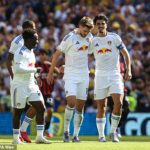 Leeds vytiahol s AC Milánom v 1-1 v poslednej predsezónnej hre na štadióne Aviva v Dubline