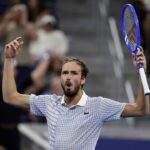 Daniil Medvedev slzy kresla rozhodca v Spojených štátoch otvorená katastrofa