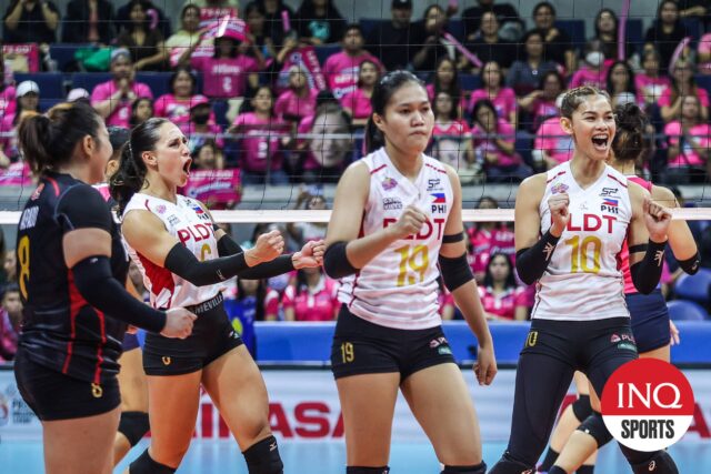 Savi Davison a vysokorýchlostné pldt zasiahnuté na PVL v semifinále Tour proti Creamline Cool Smashers.