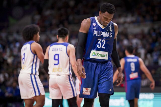 Justin Brownlee od Gilas Pilipinas počas hry proti čínskym Taipei v Fiba Ázijskom pohári v roku 2025.