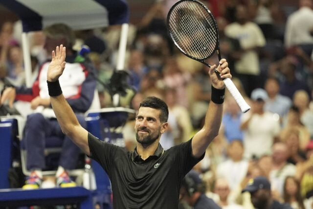 Djokovic vtipy, že je tvrdý Serena Williams, aby našla späť Novak Djokovic US Open