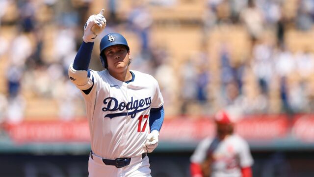 Dodgers's Shohei Okhtani Homes 1000. Kariéra zasiahla kardinál

