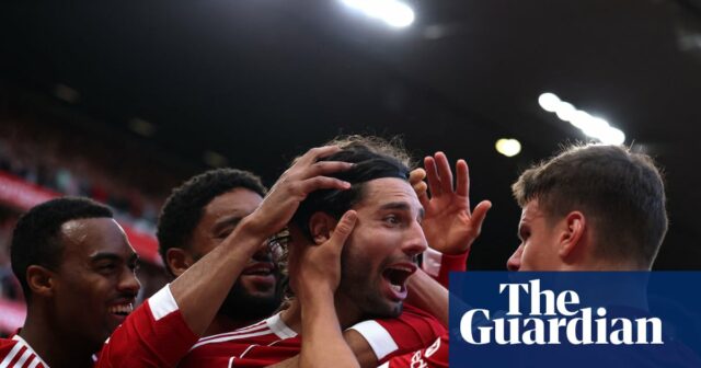 Dominik Szoboszlai's Marvel Strike Striks Toolbox a vysiela vedúcu organizáciu Liverpool | Premier Organization 

