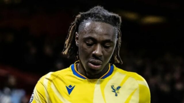 Londýn, Anglicko - 17. augusta: Eberechi Eze z Crystal Palace počas zápasu Premier League medzi Chelsea a Crystal Palace na Stamford Bridge 17. augusta 2025 v Londýne v Anglicku. (Foto: Robin Jones/Getty Images)