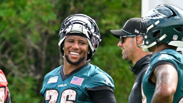 Eagles 'Saquo Barkley šokovaný Trumpovou športovou radou spomienok

