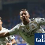 Európsky futbal: Mbappé a Vinícius Fire Skutočný Madrid minulý Oviedo | Futbal európskeho klubu