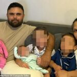 29 -ročný Kyle Leonard (na obrázku s deťmi) bol populárnou postavou v La Peruse v Sydney na juhovýchode - a otec štyroch detí sa pamätá kvôli jeho infekčnému úsmevu a ostrému zmyslu pre humor