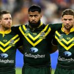 Payne Haas (na obrázku Center hrajúce Kangaroos) sa rozhodol chytiť Austráliu a prejsť na svoju lojalitu k Samoa