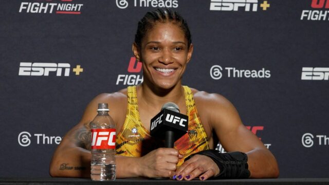Gabriella Fernandes hovorí o titulných snoch po UFC o víťazstve ESPN 72

