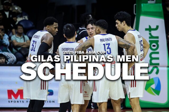 Hodiny: Gilas Pilipinas v Fiba Cup Asia 2025
