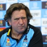 Des Haslerov čas je hore ako tréner Gold Coast Titans, s klubom, ktorý sa oblieka k dievčenskej drevenej lyžičke