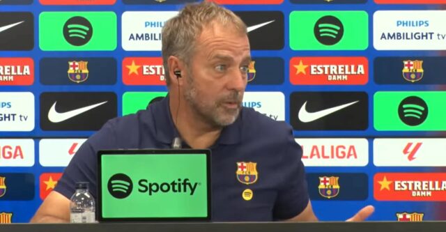 Hansi Flick vysiela správu do Barcelona Power Structure Over Transfers 

