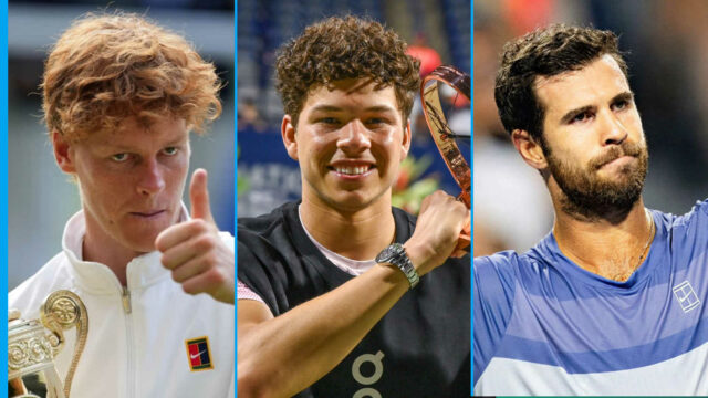 Hodnotenie ATP: Jannik Sinner, kariéra Ben Sheltona, ktorá je v očiach novou fázou, Novak Djokovic -1


