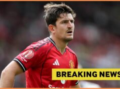 Hviezdu Man United Maguirea hľadajú dva špičkové európske kluby Harry Maguire reaguje po Tottenhamovom góle proti človeku United