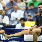 Novak Djokovic vyžadoval lekársky čas, aby sa zúčastnil príšerného pľuzgiera na US Open