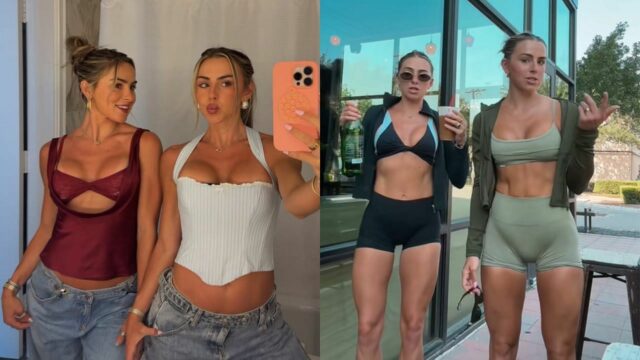 Hviezdy bývalého Miami Hviezdy Hanna a Haley Cavinder pribili fanúšikov, aby spochybnili výsledky zvýšenia prsníka

