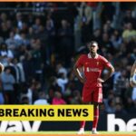 Ibrahima Konate vyzerá počas Liverpoolu vs Arsenal