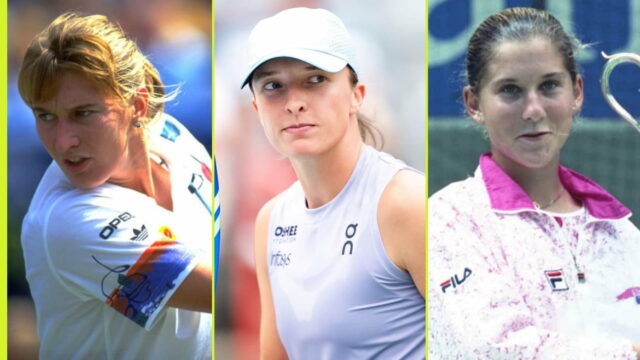 IgA Swaiatiak je iba za Steffi Grafe a Monica Seles so svojím neuveriteľným Top 10 výhrami STAT



