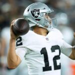 Informácie NFL: Aidan Raiders 'Aidan O'Connell poškodzuje jeho zápästie