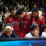 Isaac Go Kings Ženevský gin králi pomohli lavičke po zranení počas zápasu Guvernérskych pohárov PBA. -
