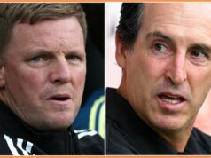 Newcastle a Aston Villa majú záujem o Chemsdine Talbi Jacob Ramsey v akcii pre Aston Villa v preseason