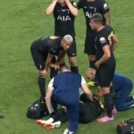 James Maddison en larmes avec une blessure d'horreur alors que les joueurs désemparés des Spurs détournent le regard