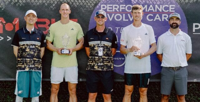 Jan Choinski je víťazom tohtoročného tenisového podujatia Berks, ktorý sa koná v Emkey Tennis Garden




