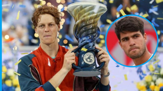 Jannik Sinner Carlos Alcaraz's ATP Hodnotenie vojny Carlosa Alcaraza


