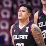Jericho Cruz v akcii s Guamom v ázijnom pohári Fiba v roku 2025