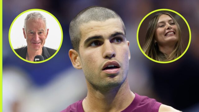 John McEnroe robí zábavné hovoriť o silnom účese Carlosa Alcaraza 

