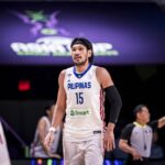 Gilas Pilipinas June Mar Fajardo počas jeho hry proti Novému Zélandu vo Fiba Asia Cup 2025.
