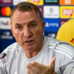 Celtic manager Brendan Rodgers in his pre-match press conference