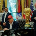 Kennedy zariadenie na hosťovanie hrnčeka FIFA Globe 2026 Draw: Trump