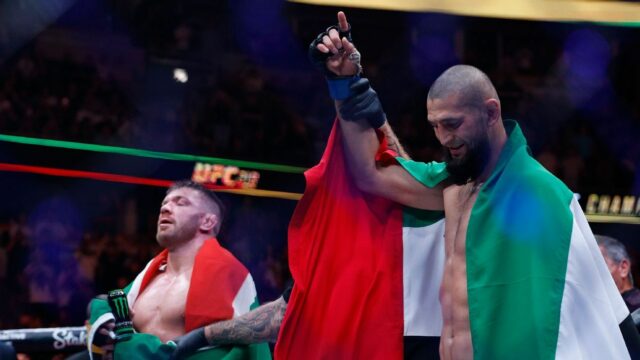 Khamzat Chimaev a Carlos Prates sú šokovaní na UFC 319



