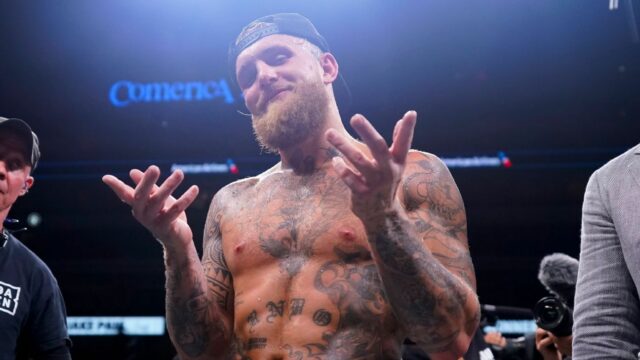 Kniha Jake Paul a Geronta Davies 14. novembra, boxerský zápas v Atlante



