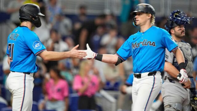 Kyle Stowers Homers, Marlins končí 3 hry Yankees

