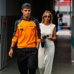 Lando Norris sa opäť objavil na verejnosti so svojím modelom so svojou priateľkou v Maďarsku GP
