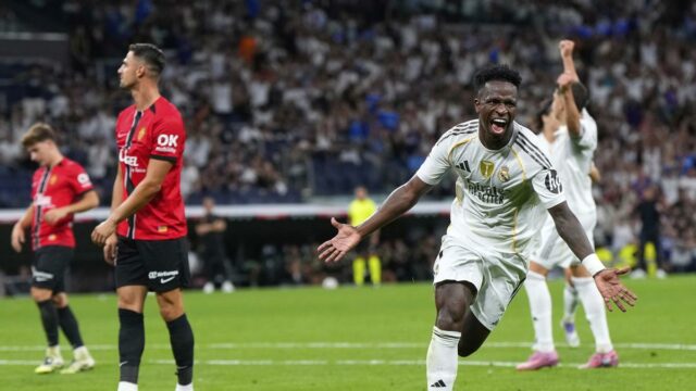 Liga 2025-26: Vinicius AIDS Skutočný madrid odolal za zisk Mallorca 

