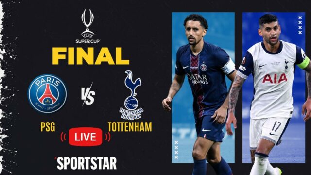 Live PSG vs Tottenham Výsledok Hotspur, UEFA Super Cup 2025: Aktualizácie zápasu, začnite o 12:30 IST

