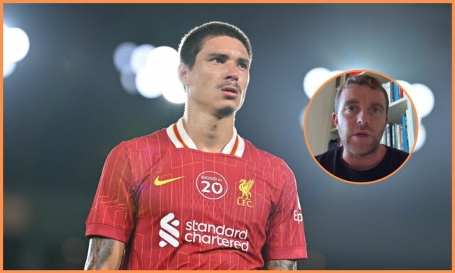 Darwin Núñez v akcii pre Liverpool v pre -season priateľskej